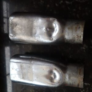 1969 SCARCE ROLLED TIP EXHAUST TIPS EARLY CHEVELLE