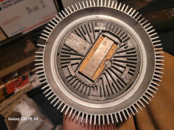 1967 1968 camaro  hi perf z28 l78 302 396 fan clutch.