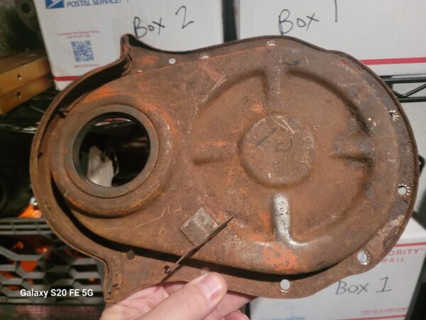 1969 396 427 hi perf only 8 inch timing cover.  Dated jan 30 1969. 30 69.   L88 zl1 l89 l78