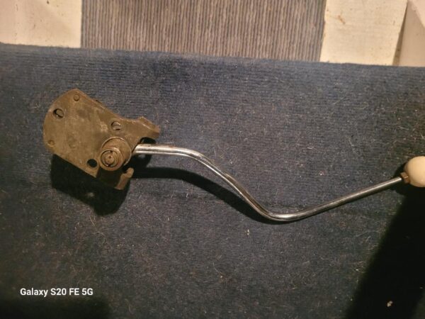 1962 1963 impala 4 speed shifter borg warner w white handle