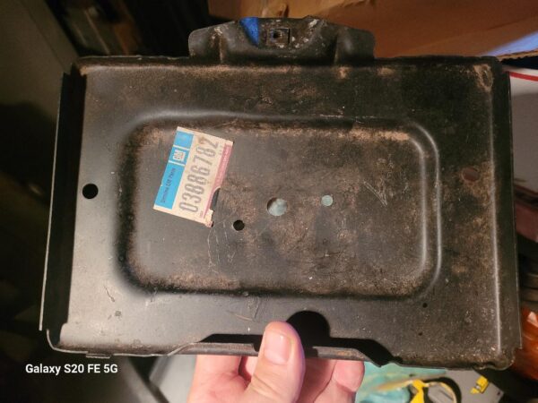 Nos gm 1967 to 1972 truck battery tray 396