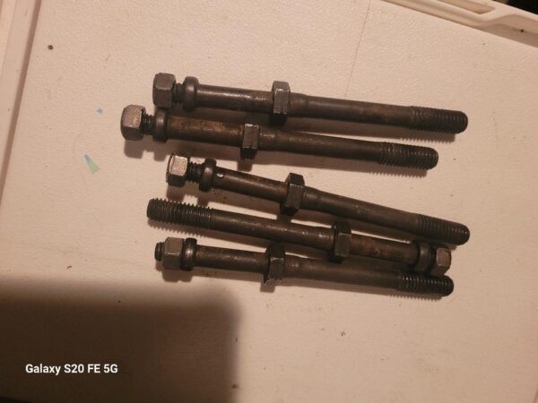 1969 z28 windage tray studs. Set of 5 w nuts