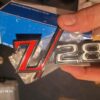 1969  NOS camaro 302 pair of z28 fender emblems - Image 3