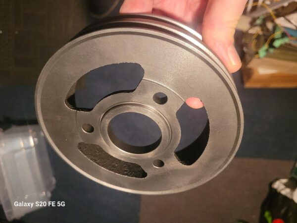 1967 nos 396 427 #108 deep groove crank pulley