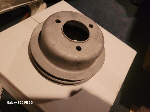 1969 1970 solid lifter big block pulley.    Deep gròove 69 l78 l89 copo zl1,