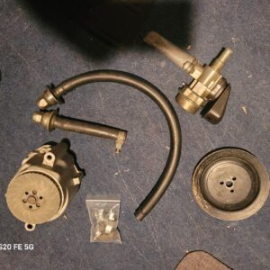 1970 ls6 beautiful survivor smog parts.  Early april 70 pump w factory correct opaque fan