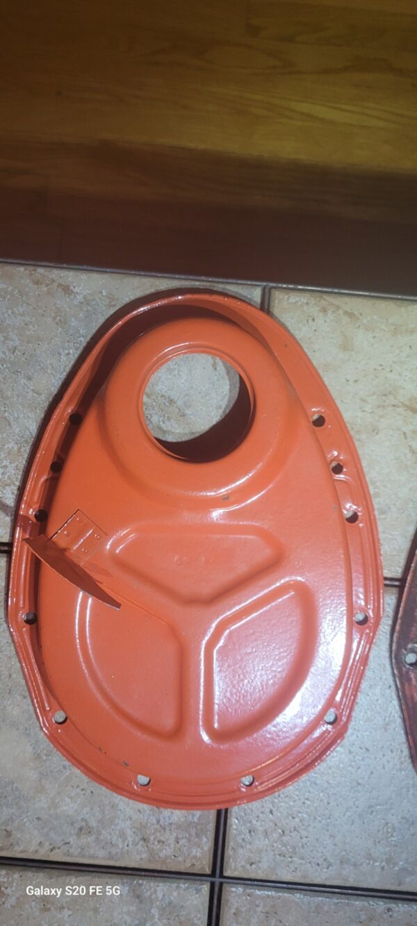 January 4th week 1969 z28 camaro timing cover ..nice clean oem.    8 inch hi perf. 