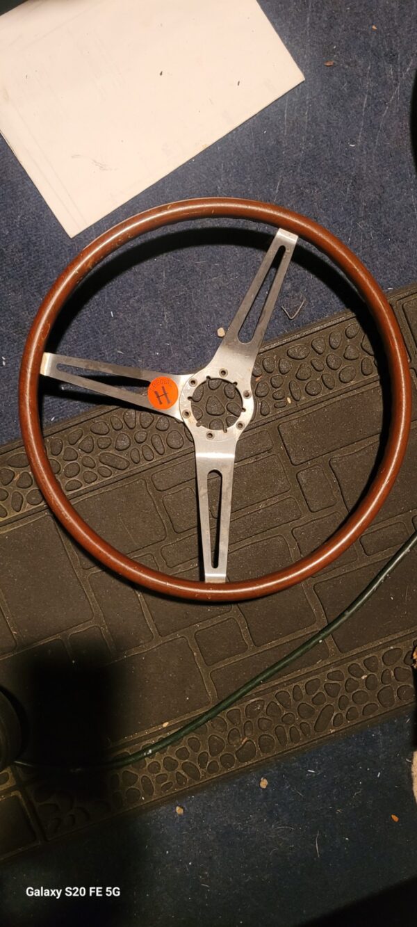1969 camaro chevelle steering rosewood wheel. Gm original