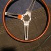 1969 camaro chevelle steering rosewood wheel. Gm original - Image 2