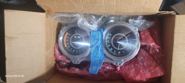  1967 big block camaro tachometer w speedwarning w solenoid and cable