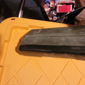 1970 chevelle green arm rest RH side...has pad w 1 split throw in