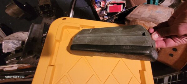 1970 chevelle green arm rest RH side...has pad w 1 split throw in