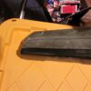 1970 chevelle green arm rest RH side...has pad w 1 split throw in - Image 2