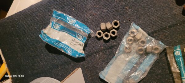 NOS 396 427 454 nos rocker arm nuts 14