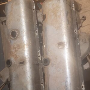 1970 bb ls6 chevelle 454 w tcs valve covers ...chome. straight and very straight