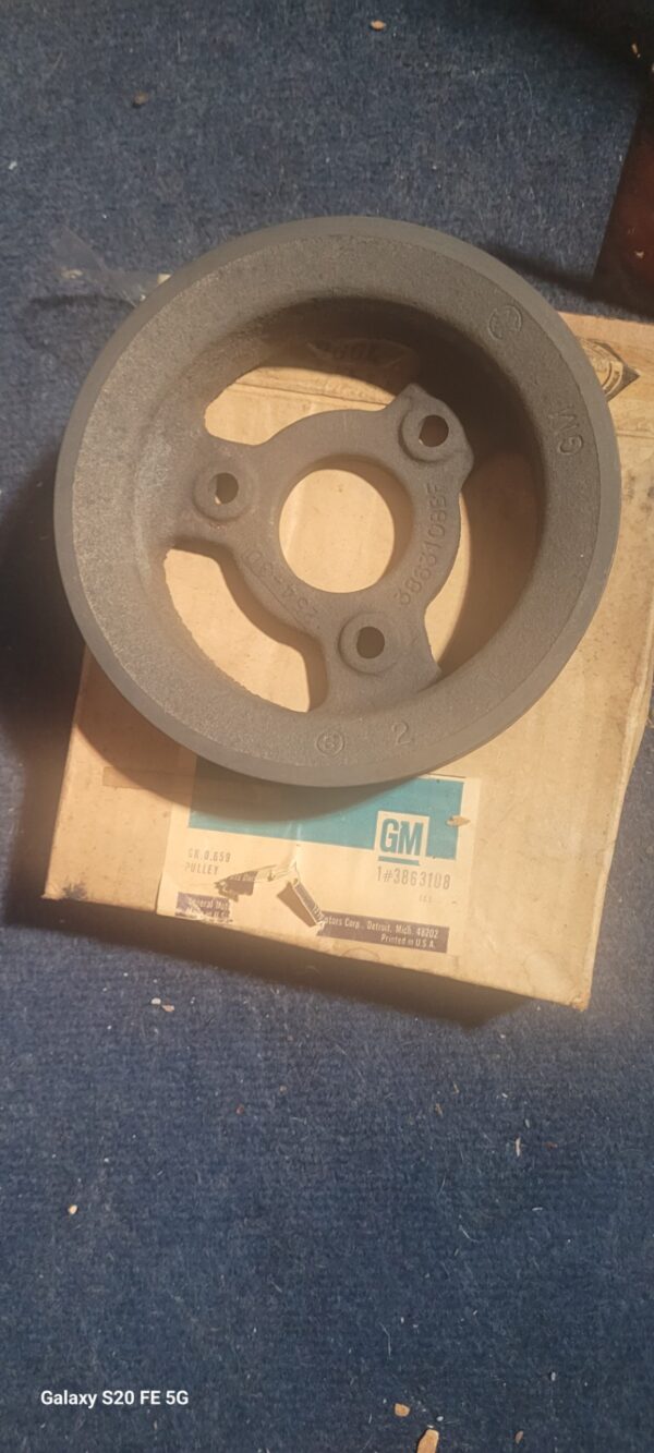 Nos 67 68 corvette camaro big block w solid lifter. 435hp l78.  #108 early one w gm on rim.