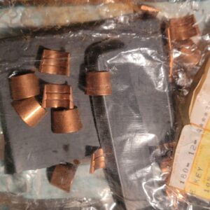 396 427 454 Bag of 25 nos valve keepers. Gm brass