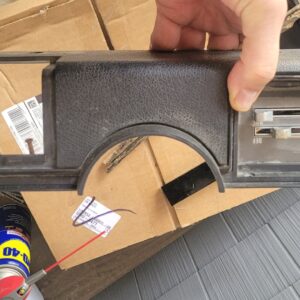 1970 camaro z28 dash piece w control heater assembly