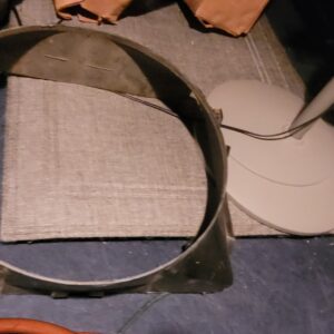 Oem #165 shroud no issues. 1969 camaro z28 302 takeoff w #1 embossed  gmpart numbet.   no cracks nice survivor