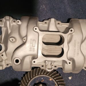 #610 1967 1968  z28 high rise aluminum holley  camaro intake restored