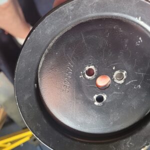 1968 l78 396 copo 427 camaro chevelle deep groove l78 smog pulley #522..few marks on as shown