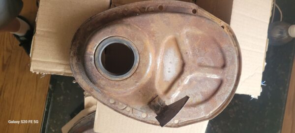 1969 camaro z28 302  timing cover. Jan 69 dated 8 inch hi perf