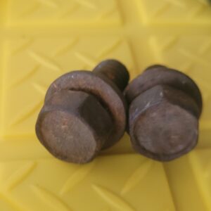 1970 ls6 smog / alternator bracket lower bolts. Correct oem 454