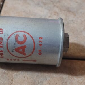 1968 69 corvette chvelle nova corvette fuel filter w qjet carb big blocks.  Nos gm gf 432