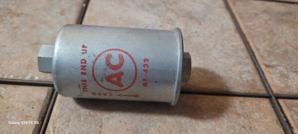 1968 69 corvette chvelle nova corvette fuel filter w qjet carb big blocks.  Nos gm gf 432