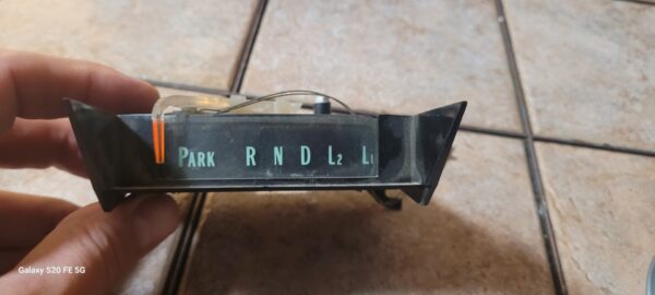 Gm camaro rare t400 3 sp column shift indicator.  From a zl1 converted to floor shift