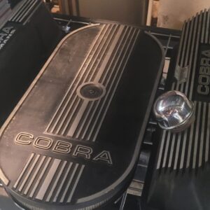 428 ford shelby valve covers and air cleaner .  Lemans w air cleaner.