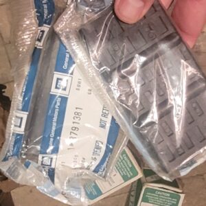 Set of 2 in gm box, spring pads  camaro  set of 2 in plastic gm bags