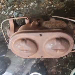 1969. Jan 14 69 dated us master cylinder.  Gm with  cover  and bails