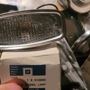 1968 camaro z28 parking light assembly. Gm in box mint