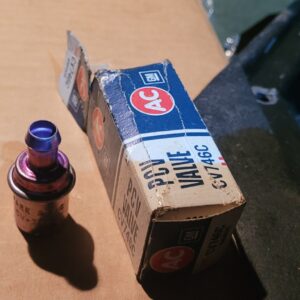 1969 z correct purple pcv valve 302 z28 camaro. Nos delco part