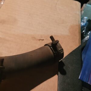 1970 ls6 water pump bypass hose w clamps. Correct ribbed textured  hose 