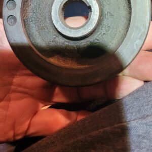 1965 to 67 bb nos alternator pulley #242...mint in gm box scarce.