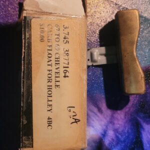 1967 to 1970 nos holley float. 302 hi perf ls6 l78 copo carburetor