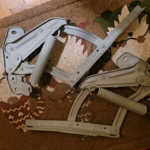 1969 camaro Glass beaded and primered..tight w 28 coil springs for cowl induction cars.302   Not standard hood.