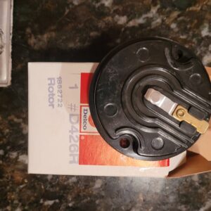 Corvette gm d426r  nos black delco distributor rotor in the box.  427 327 396 350 427 454. 