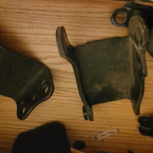 1969  1970   not repro w part number stamp cradle  full Set of 3 power steering brackets. Z28 