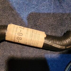 1967 only 3x2 tri power corvette early nos air cleaner hose w ink stampings and correct ribbing.  Scarce.
