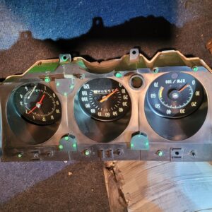 1970 chevelle  ls6 gauges oem takeouts. 6500 red 450hp only. All oem not repro.