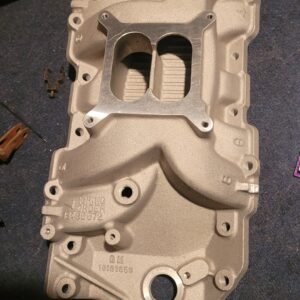 502 intake Nos gm dual plane 454 ..squareport. cheapest price on this