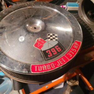 1968 camaro 396 375 air cleaner.  As shown w ac hose.  Driver condition.