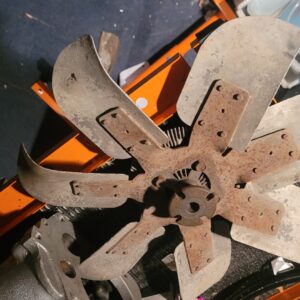 002 fan blade w 67 date for 67 68 camaro chevelle nova with factory ac. 396 ss others. With nice aluminumfan clutch gm. 