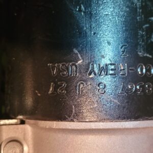 1969 z28 #367 starter..full restored and rebuilt....8J27. Oct 27 1968.