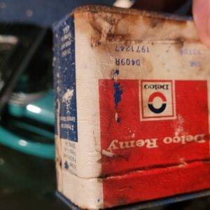 .nos 409 rotor 69 70 all hi perf w delco scrilt in unopened tins from decades ago.