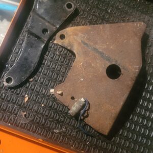 Upper and lower 70 big block alternator brackets.   454 396. 