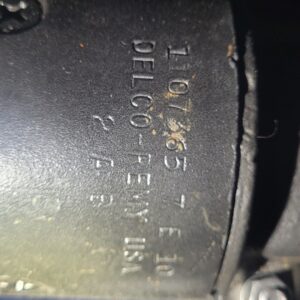 Desirable 67 l78 camaro chevelle starter with may 10 67 date.  Rebuilt comes w solenoid. Also 435hp 427 tri power corvette .